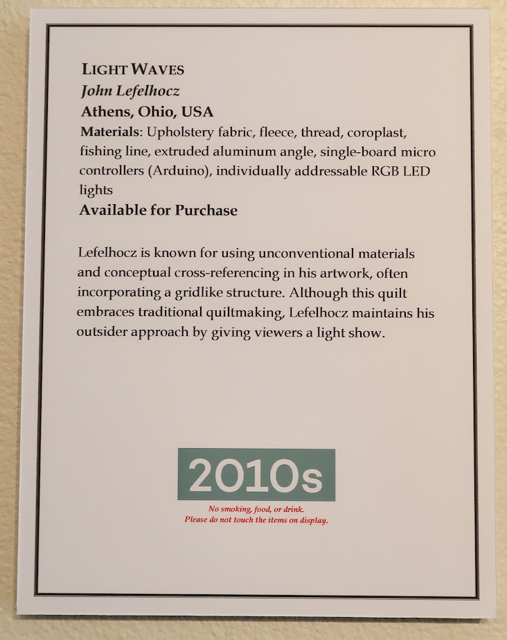 "Light Waves" by John Lefelhocz - Sign